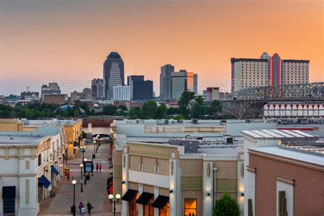 Shreveport Louisiana Usa Downtown City Skyline Stock Photo By Seanpavone