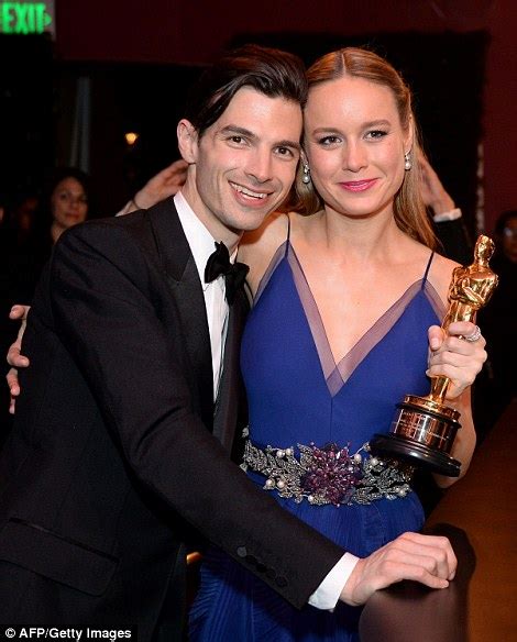 Brie Larson Kisses Boyfriend Alex Greenwald At Oscars After Party