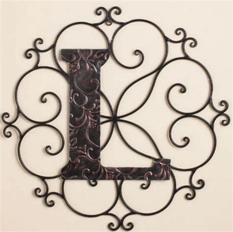 The Letter L Wall Hanging Plaque Initial Monogram Living Bedroom Home