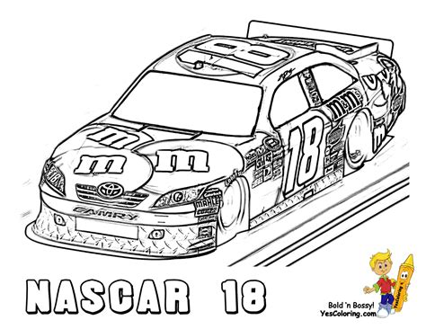 Download and print these free printable race car coloring pages for free. nascar coloring pages id: 08360 / Source http://bit.ly ...