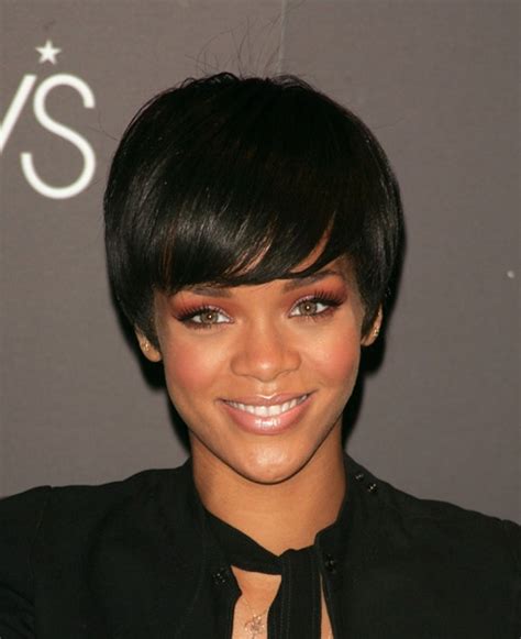 Rihanna Take A Bow Hairstyle Pictures