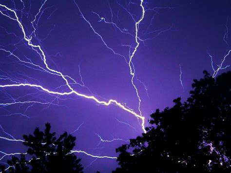 Photograph of a lightning storm. Free Images : nature, light, sky, night, atmosphere, plane ...