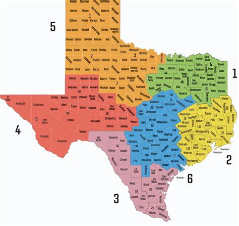 Tdem Regions Texas Voad