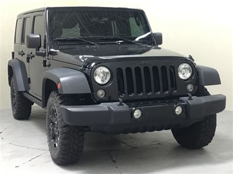 Pre Owned 2015 Jeep Wrangler Unlimited Willys Wheeler 4wd