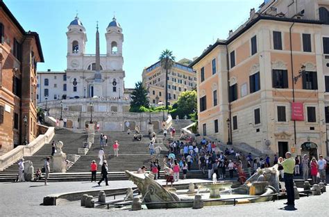 Spanish Steps To Trevi Fountain Self Guided Rome Italy