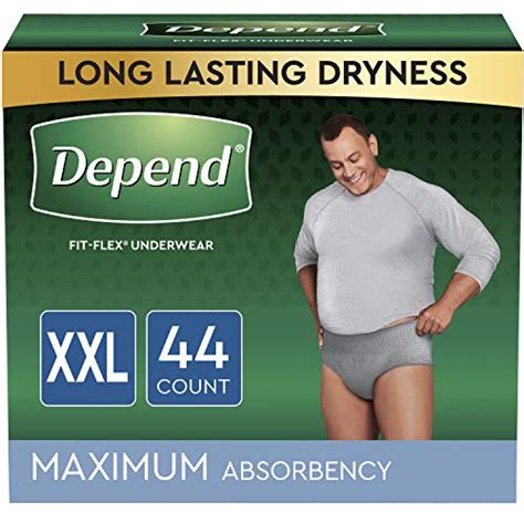Depend Fit Flex Adult Incontinence Underwear For Men Disposable