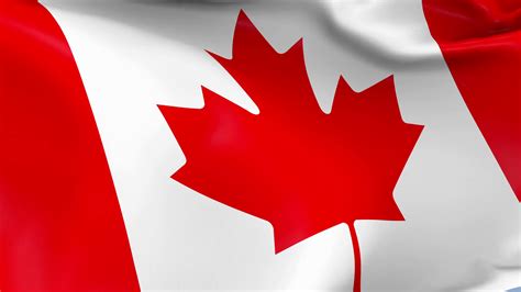 Canada Waving Flag Background Loop Motion Background ...