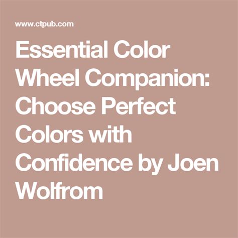 Essential Color Wheel Companion Color Wheel Teaching Watercolor Color