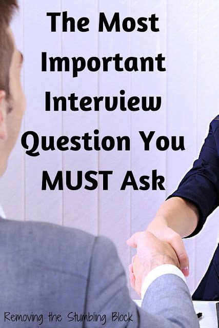 The Most Important Interview Question You Must Ask Interview