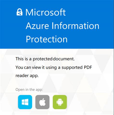 Protected Pdfs Now Generally Available With Microsoft Information