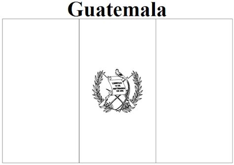 Guatemala flag coloring page - Imagui