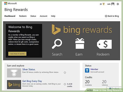 How To Use Bing Rewards 9 Steps With Pictures Wikihow