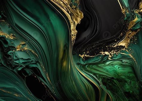 Green And Gold Marble Abstract Background Wallpapers Gold Watercolor