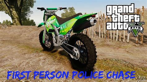 Gta V First Person Police Chase Dirt Bike Youtube
