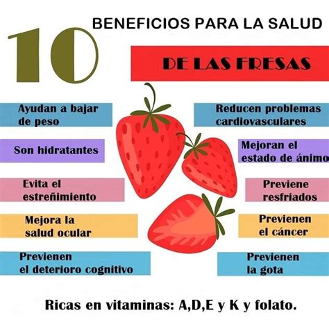 15 Beneficios de las Fresas para la Salud Física y Mental