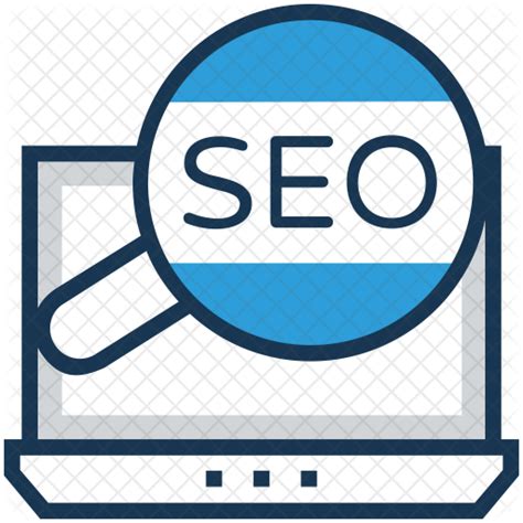 Seo Icon Download In Colored Outline Style