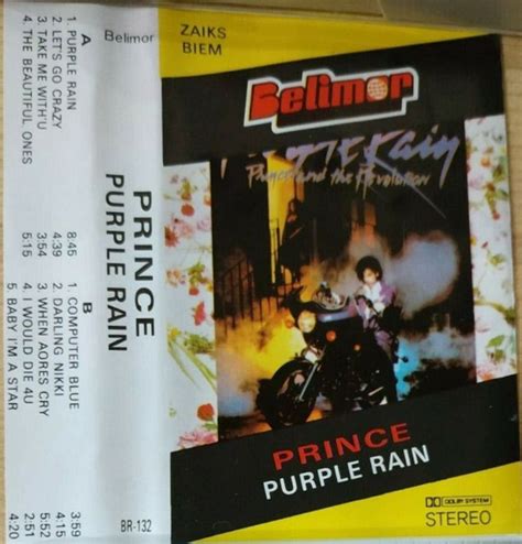Prince And The Revolution Purple Rain Cassette Discogs