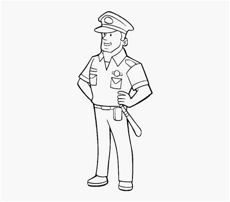 Traffic Policeman Clipart Black And White Rwanda 24