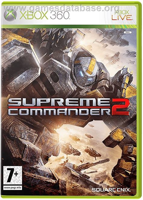 Supreme Commander 2 Microsoft Xbox 360 Artwork Box