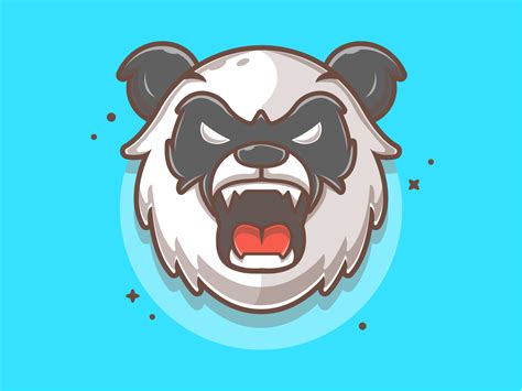 Angry Panda Mascot Design 🐼😁 By Catalyst On Dribbble