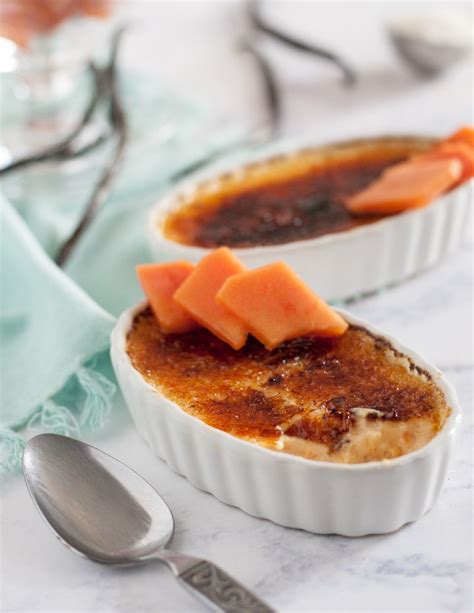 Have you recently bought fresh papaya and need dessert recipes to try with it? Papaya Creme Brulee | Recipe | Papaya recipes dessert, Papaya dessert, Dessert recipes