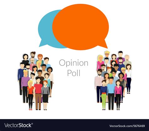 Opinion Poll Royalty Free Vector Image Vectorstock