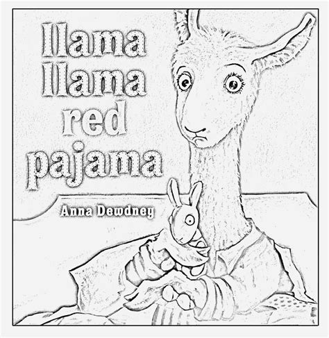 For the first time, anna dewdney's infectious rhyming text and expressive artwork are available for the youngest of readers in. Llama coloring page of Llama Llama red Pajama coloring pages