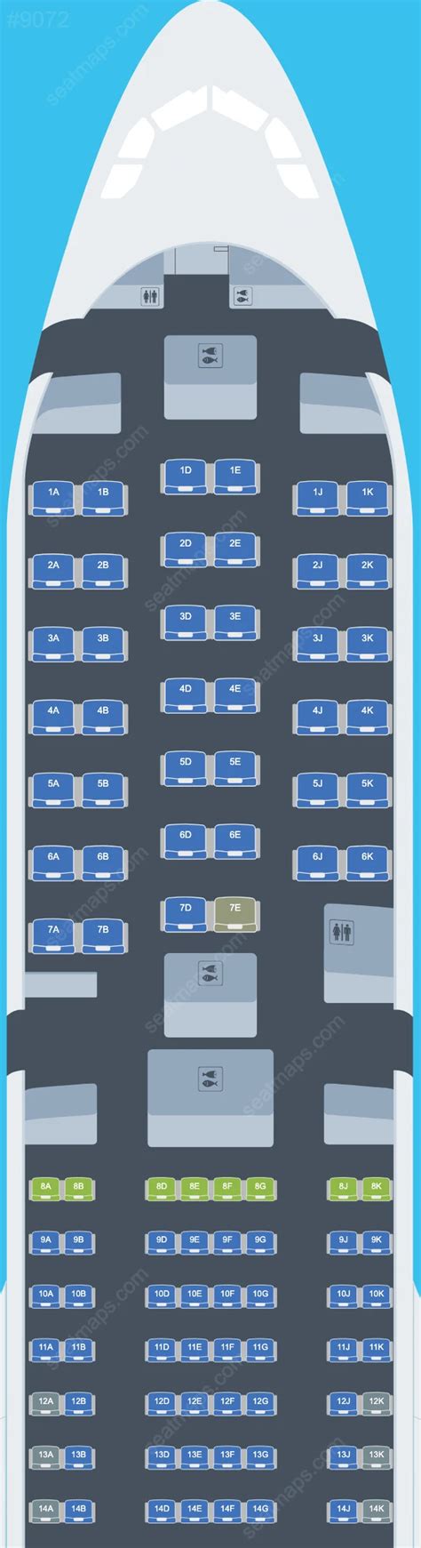 Turkish Airlines Airbus A Seat Map Updated Find The Best Seat SeatMaps