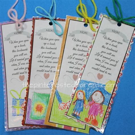 Mothers Day Printable Bookmark The Pinterested Parent