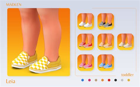 Madlen — Madlen Leia Shoes New Toddler Slip On Shoes With Sims 4