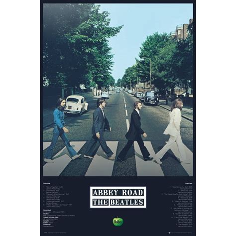 Poster The Beatles Abbey Road Elephant Bookstore