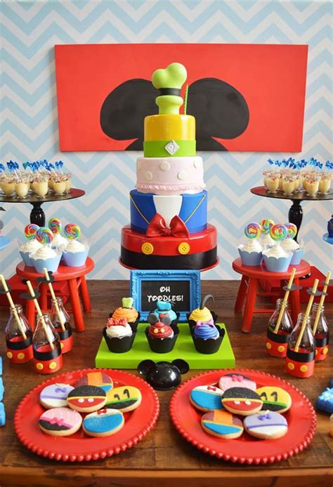 Mickey Mouse First Birthday Adventure Birthday Party Ideas And Themes