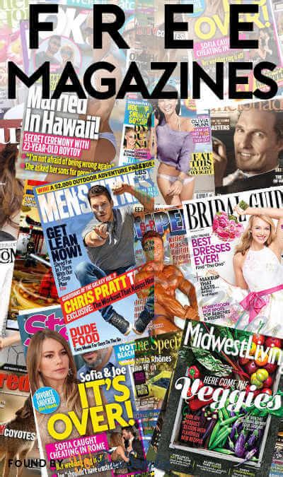 List Of Free Magazines By Mail May 4 2022