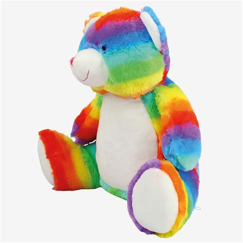 Personalised Rainbow Teddy Bear Teddy Rescue