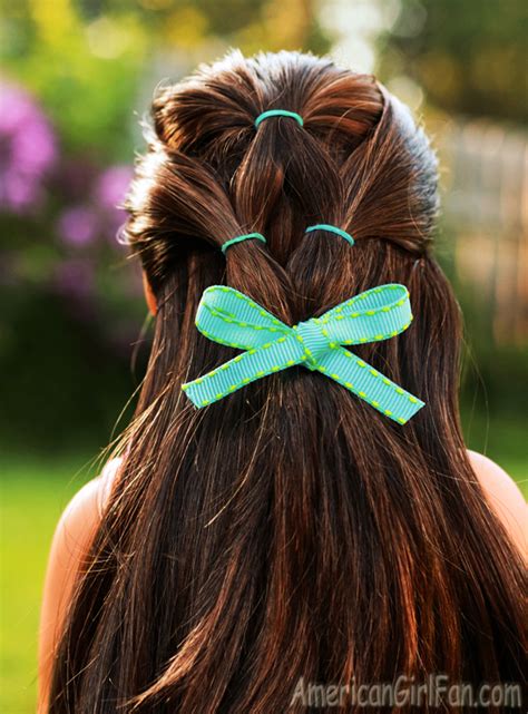 Easy american girl doll hairstyles: Doll Hairstyle: Quick & Easy Ponytail Veil! (AmericanGirlFan)