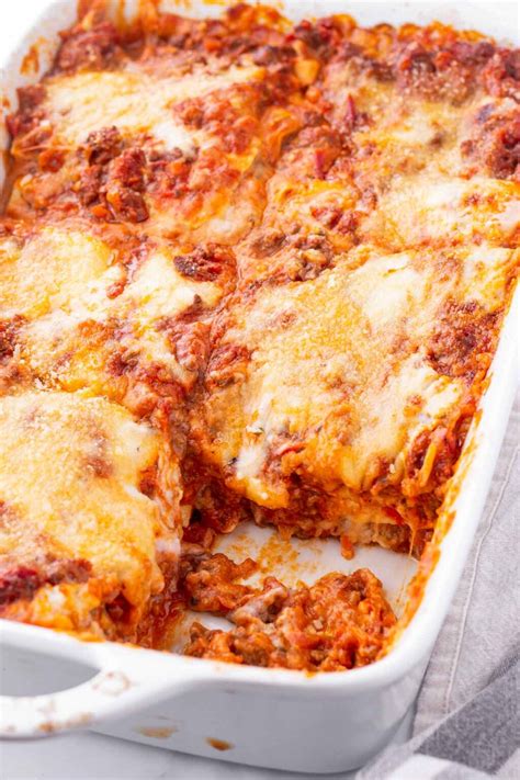 Easy Lasagna With No Boil Noodles Cooking For My Soul