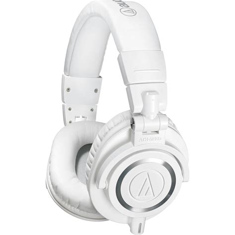 Audio Technica Ath M50x Monitor Headphones White Ath M50xwh