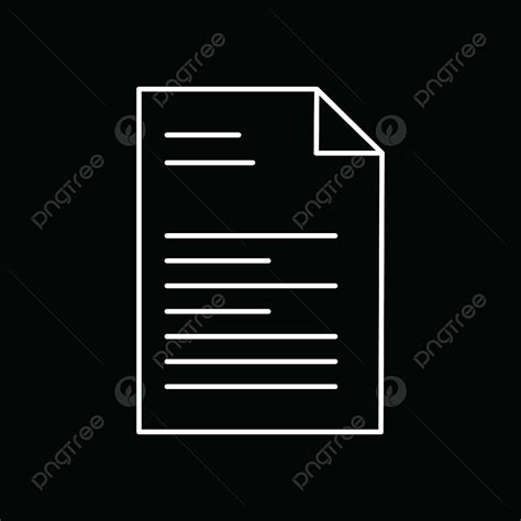 Gambar Ikon Dokumen Vektor, Dokumen, Lembar, Daftar PNG dan Vektor