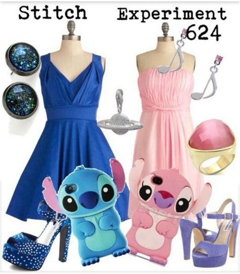 Stitch Experiment 626 And Angel Experiment 624 Inspired Outfits Cute Disney Outfits Disney