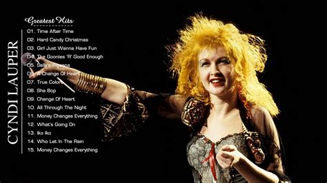 Her career has spanned over 30 years. Cyndi Lauper Greatest Hits | Best Songs of Cyndi Lauper ...