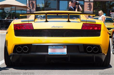 Yellow Lamborghini Gallardo Lp 560 4 Rear