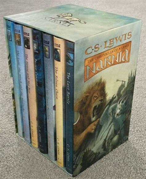 Vintage 1997 X7 The Chronicles Of Narnia Book Bundle Set C S Lewis For