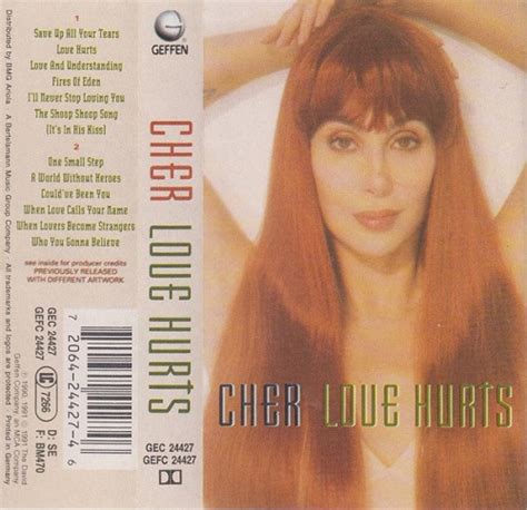 Play Tested Cher Love Hurts Cass Cassette Album Reissue Europe