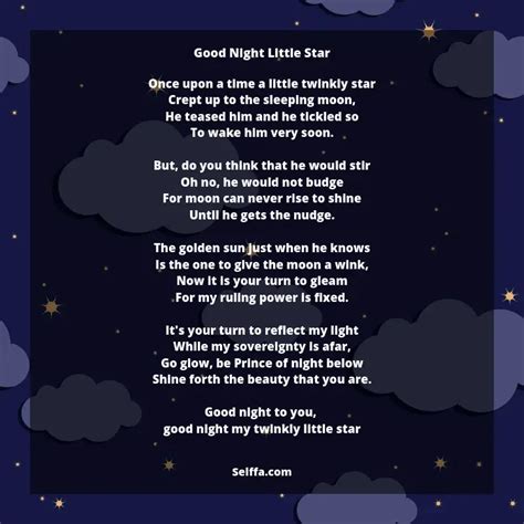 Good Night Short Poems For Him