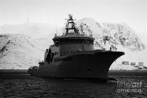 Norwegian Navy Coastguard Ship W340 Barents Sea Honningsvag Photograph