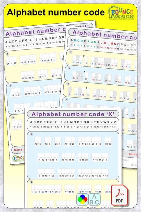 10 Fun Alphabet Number Code Number To Letter Puzzles