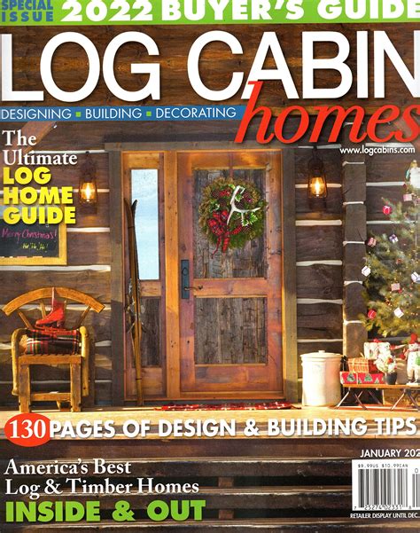 Buy Log Cabin Homes Magazine January 2022 Online At Desertcartuae