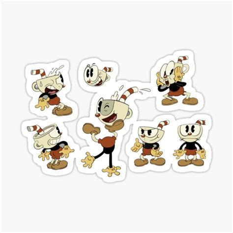 The Cuphead Show Sticker By Didiboyes Redbubble