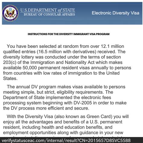 Approximately 83,884 applicants have been registered and notified and may now make an application for an immigrant visa. U.S. Immigration Questions: Ask A U.S. Consular Officer ...