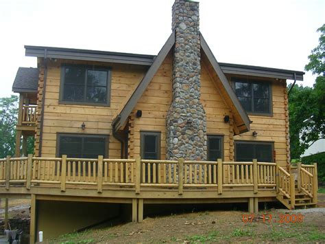 This type of home improvement project requires substantial work and effort on the part of the homeowner but it can be well worth the sweat equity involved if it is done right. Rear Grilling Porch and River Rock Chimney - Rustic ...